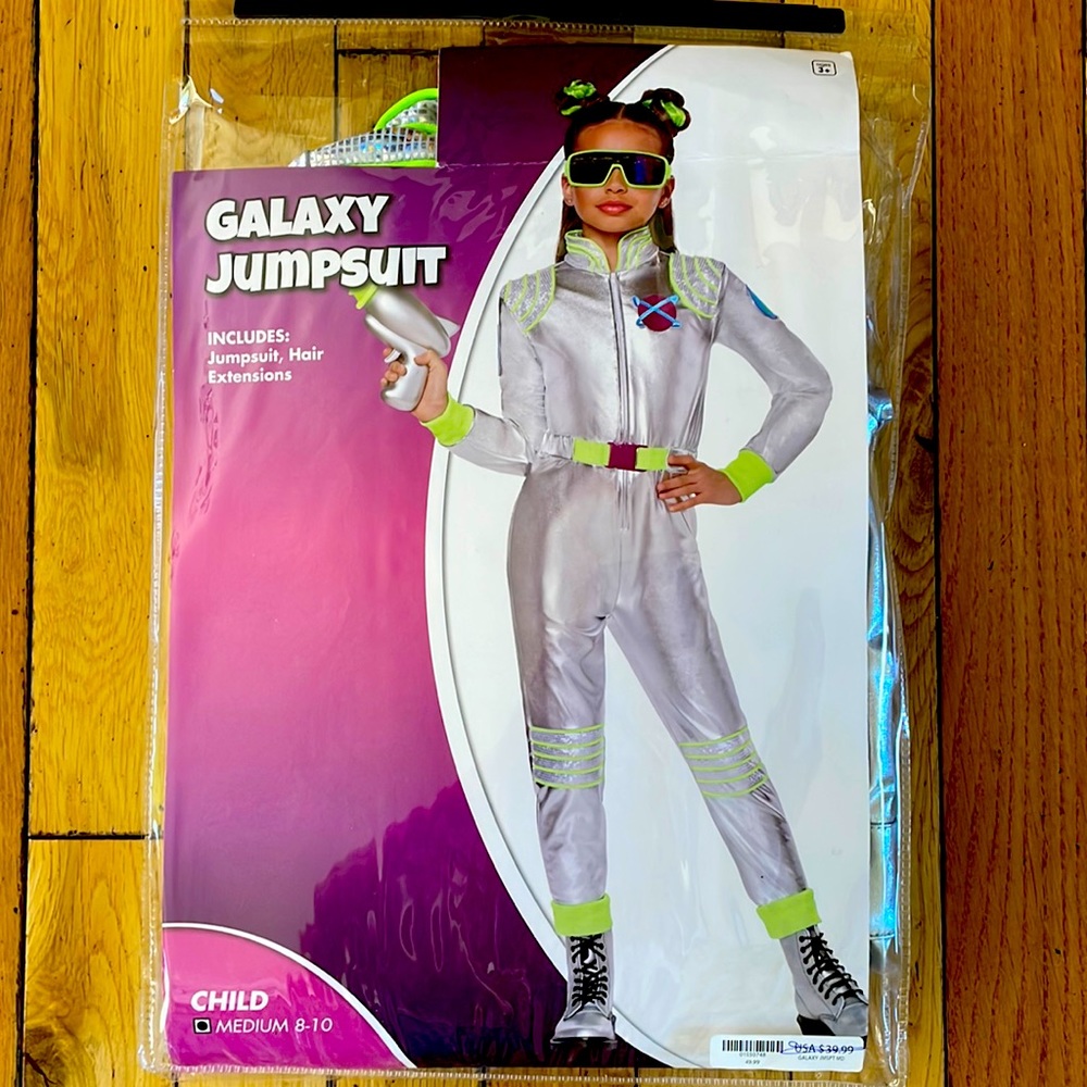 Galaxy jumpsuit Halloween costume for kids